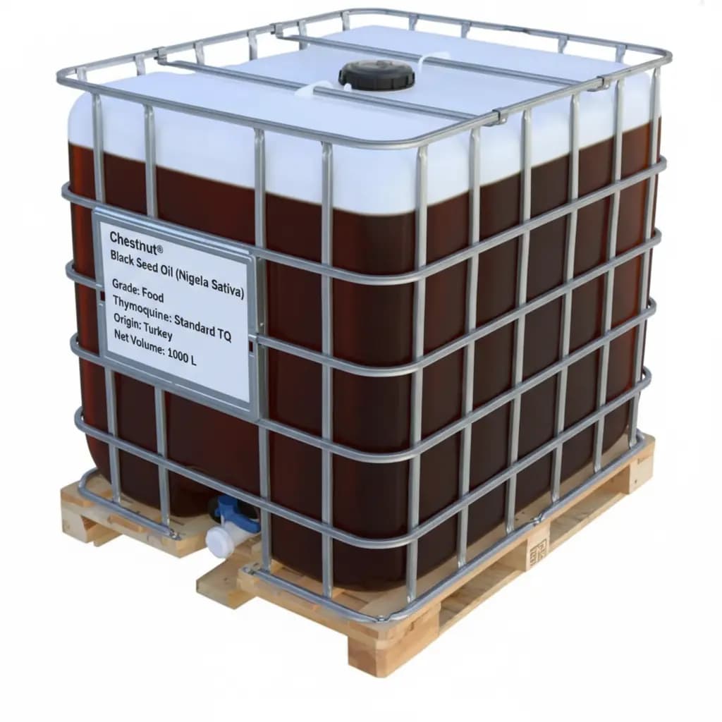 1000L IBC Tote - Bulk Black Seed Oil for Texas