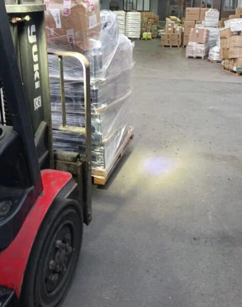 Warehouse operations - Forklift loading pallets for Georgia delivery